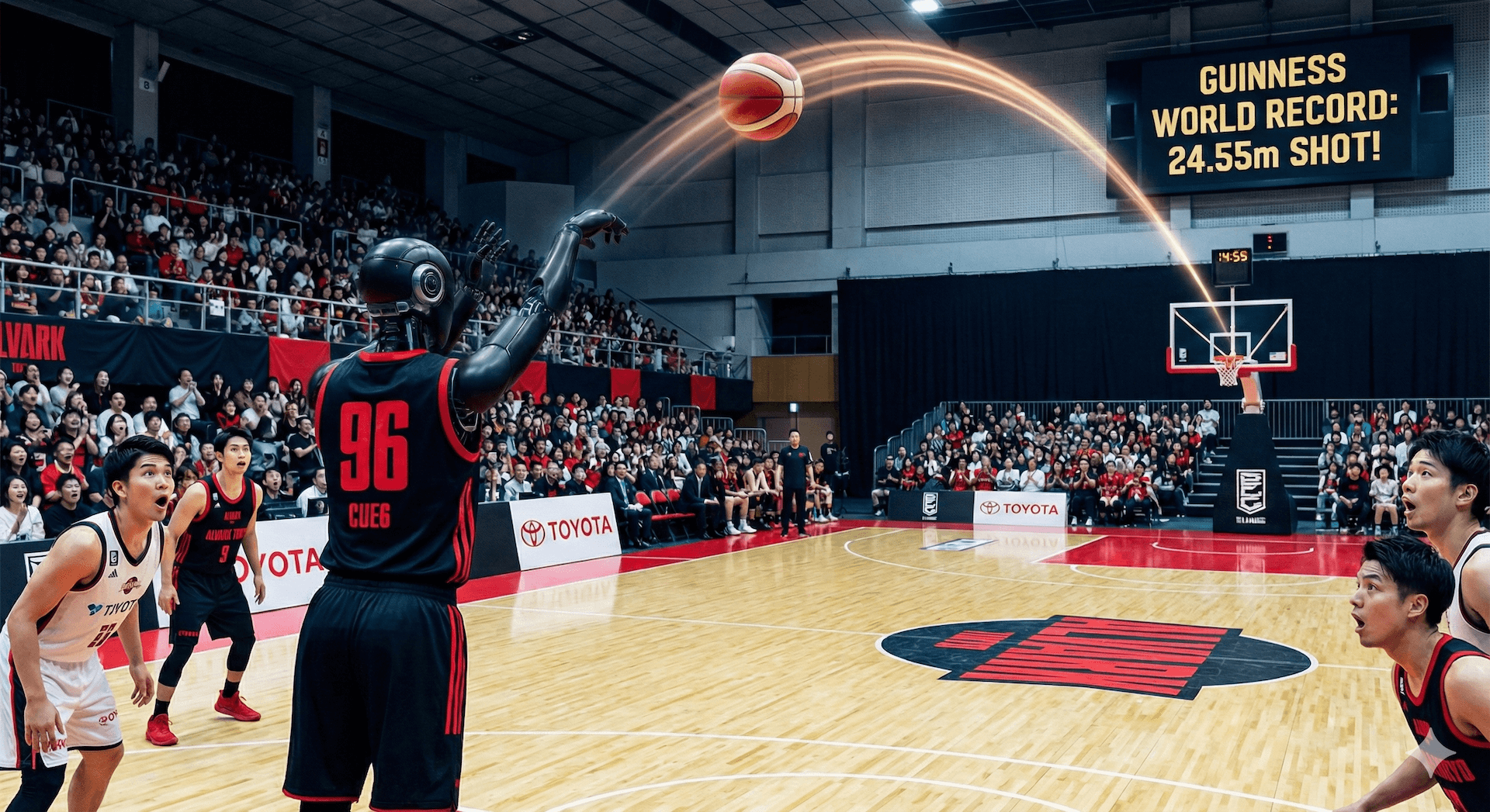 「えっ、Bリーグにロボットの選手がいるの？」 AIバスケロボットのお話し